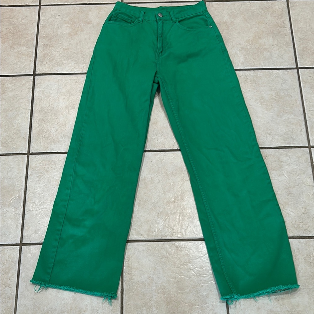 Women's Green Jeans